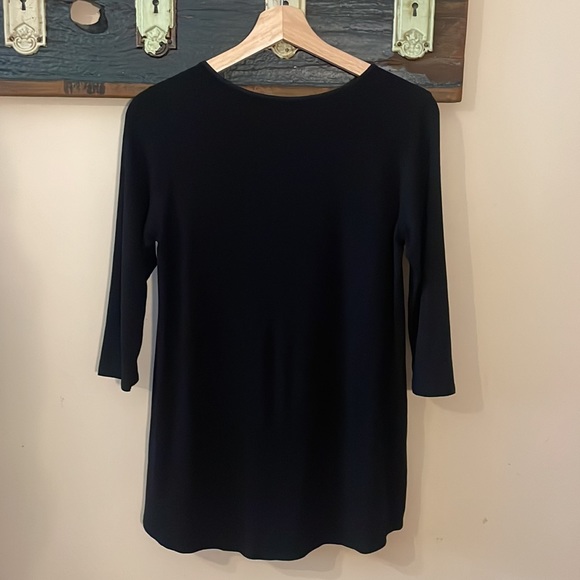 Elie Tahari for Design Nation New York 3/4 Sleeve Graphic Top Size Small - Picture 12 of 15